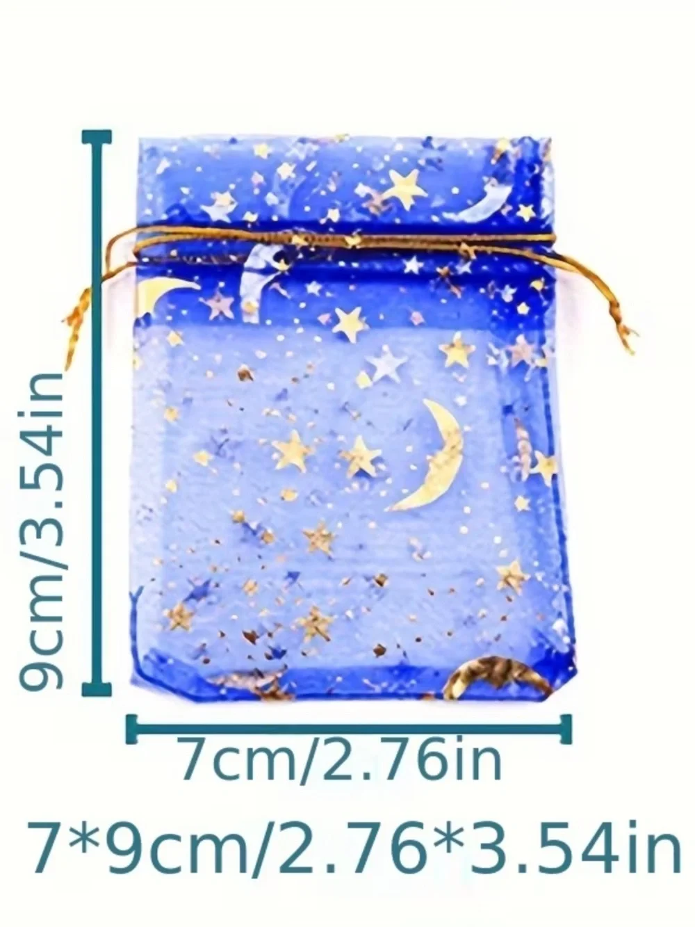 Purple moon themed jewelry bags Drawstring Bags with Gold Stars & Moons (25)